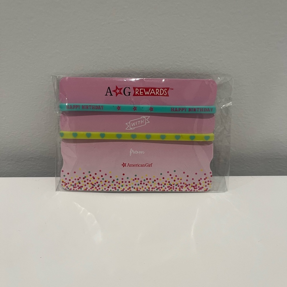 American Girl Birthday Bracelets Set